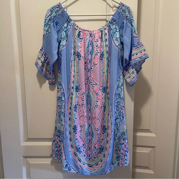 Lilly Pulitzer Dresses & Skirts - Lilly Pulitzer Fawna Dress Seaside Shindig Size M